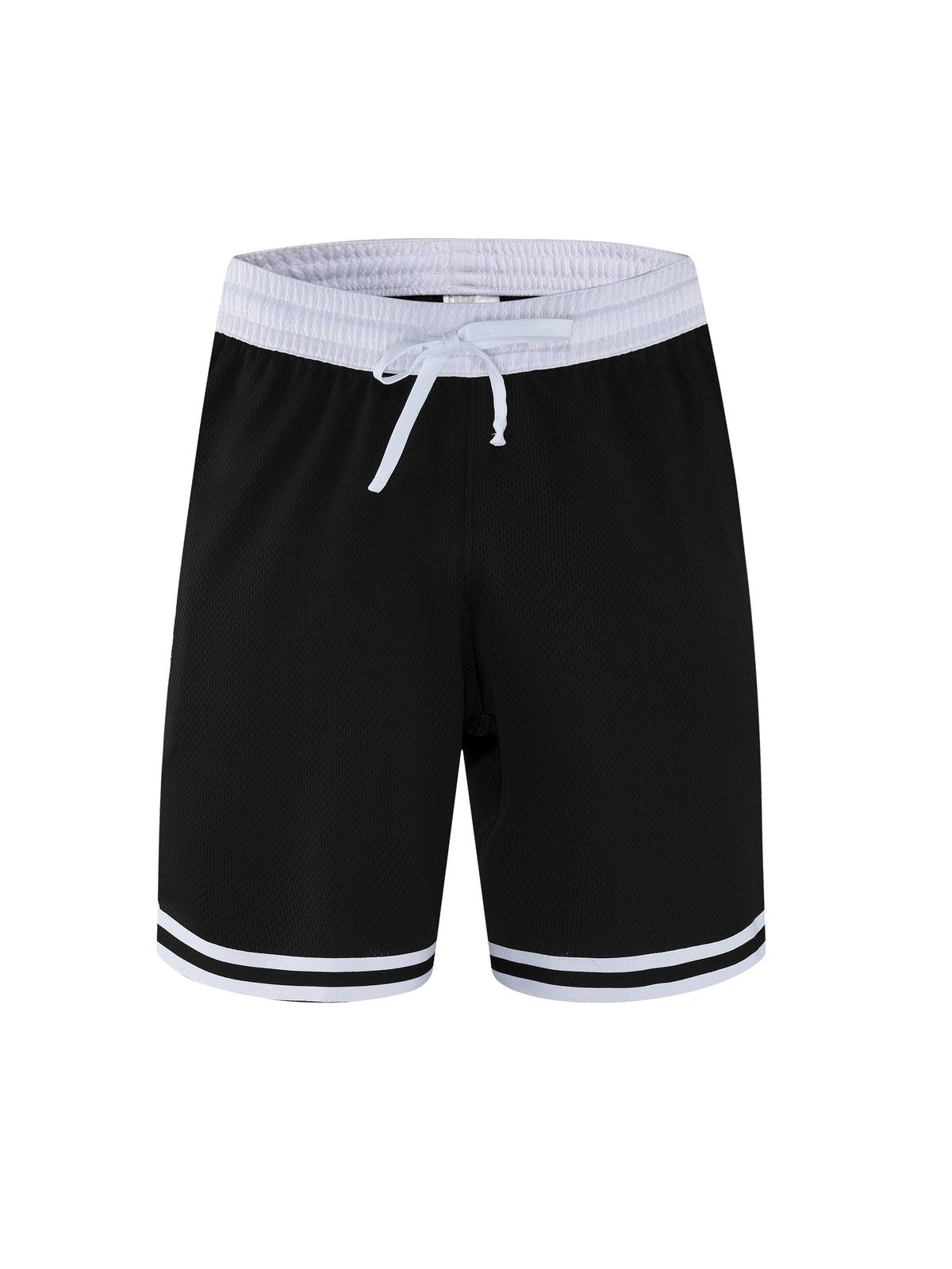 Classic Stripe Trim Basketball Shorts
