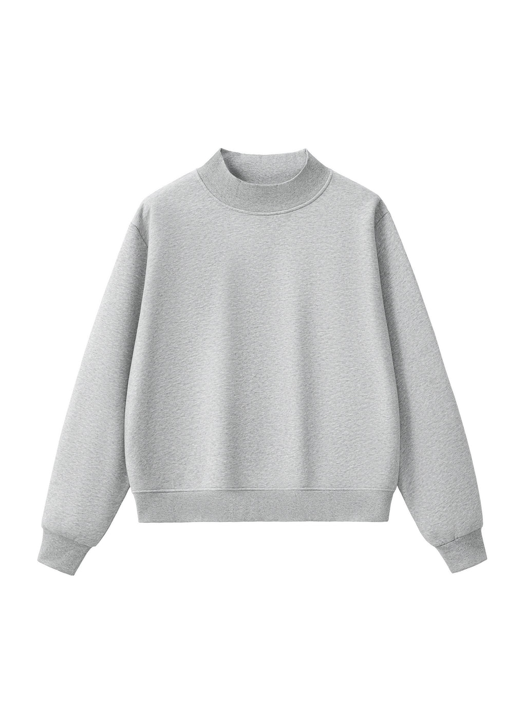 Essential Fleece Mock-Neck Crew Sweatshirt – product view 12