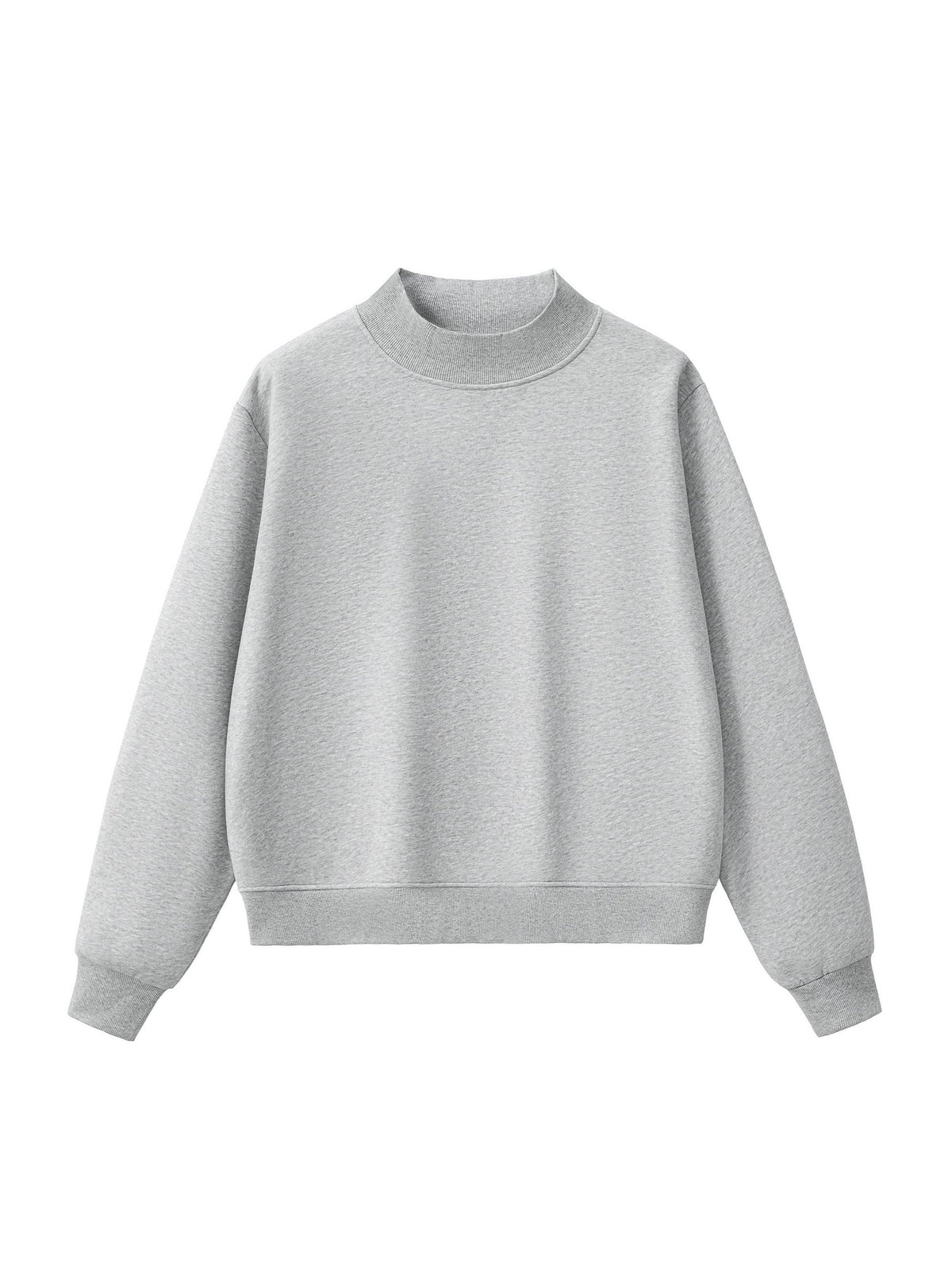 Essential Fleece Mock-Neck Crew Sweatshirt – product view 12