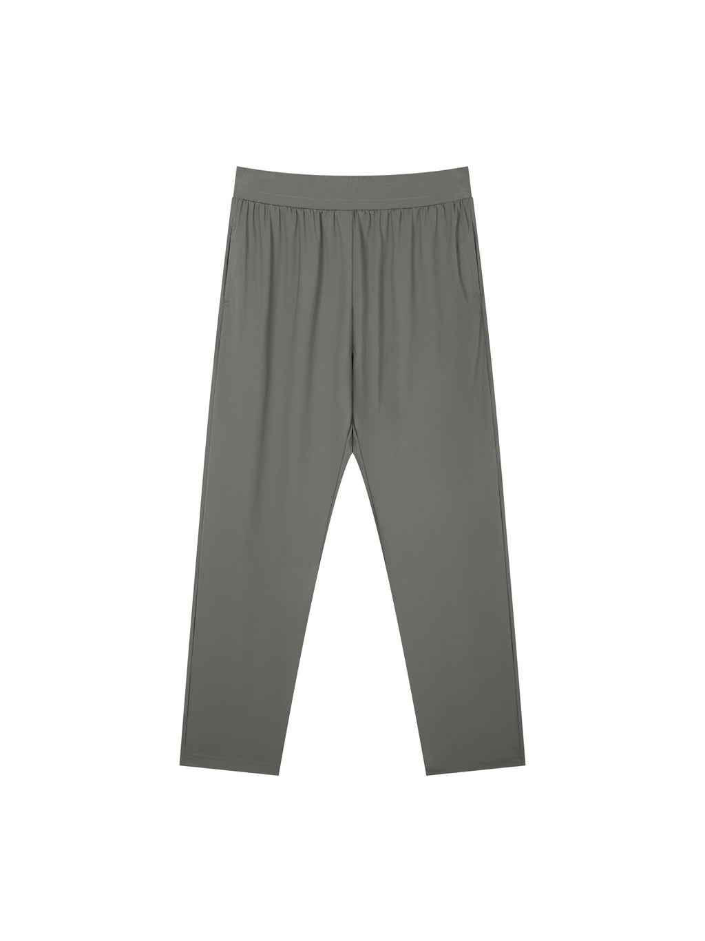 Men's Straight Leg Elastic Waist Pants