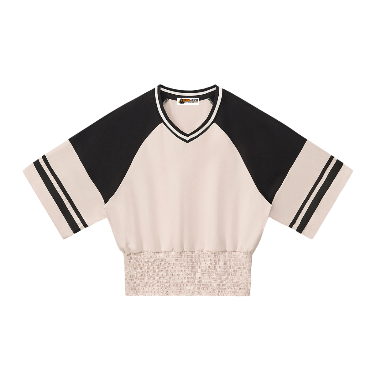 Women's Color Block Ruched T-Shirt