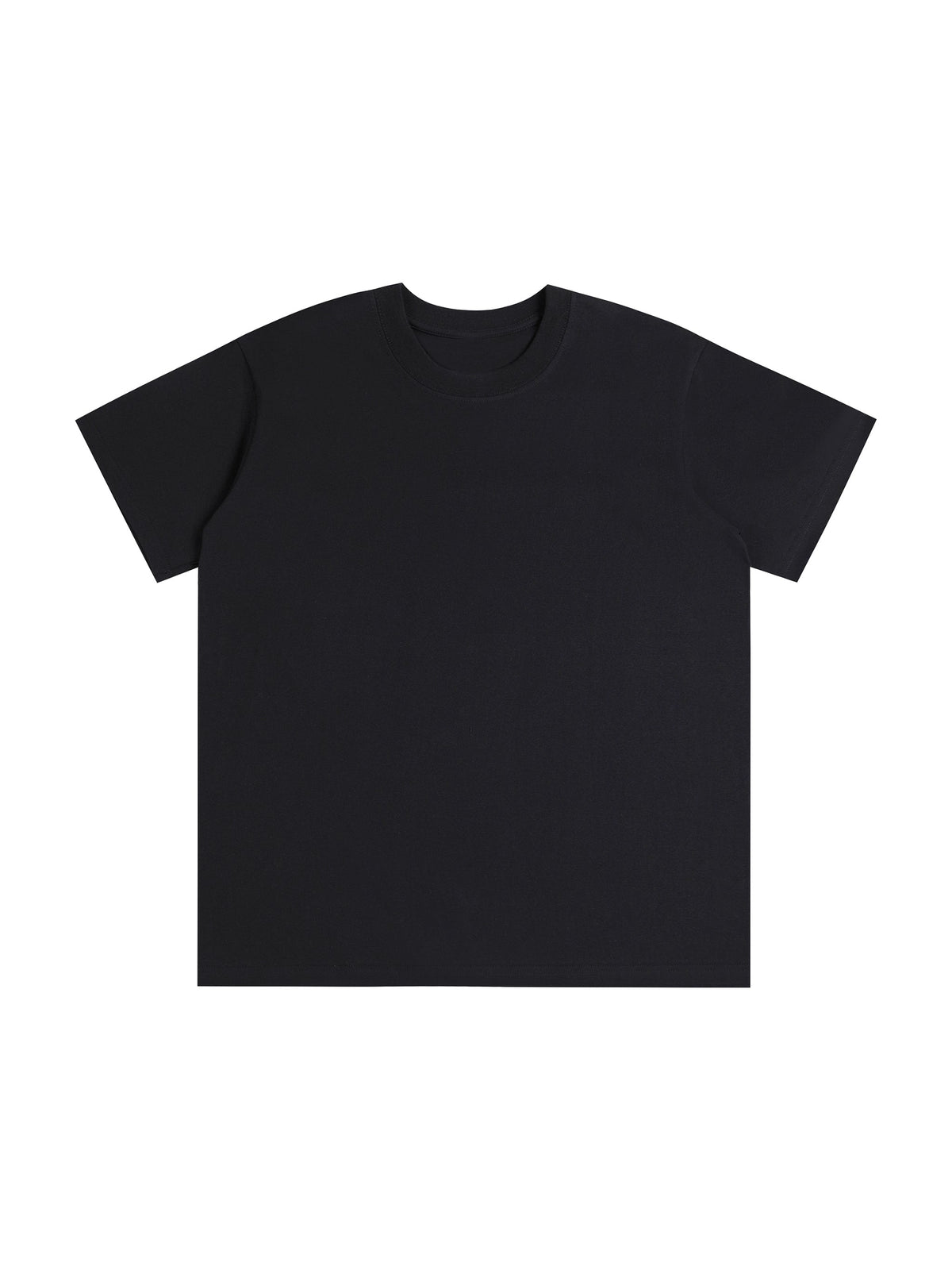 Classic Black Unisex Seamless T-Shirt front view