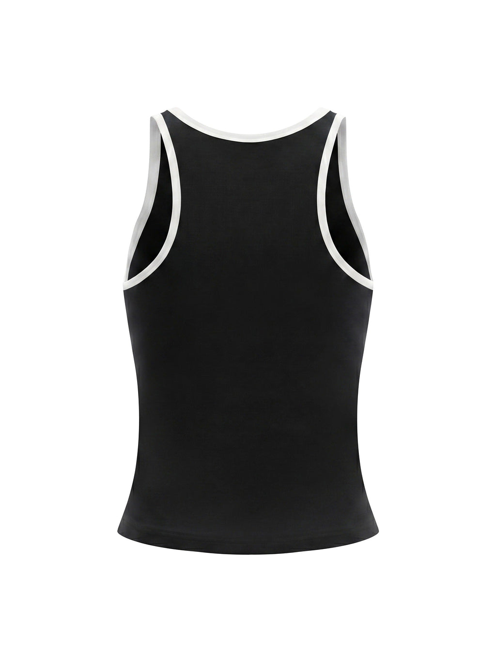 Women's Color Block Cropped Tank Top