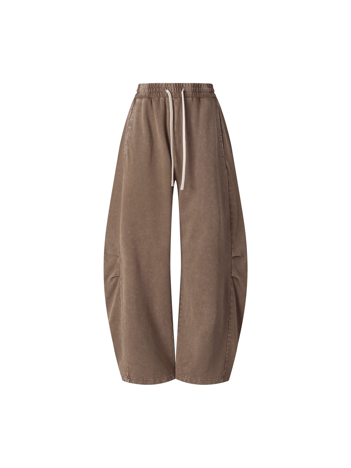 Unisex Mineral Wash Barrel Leg Pants