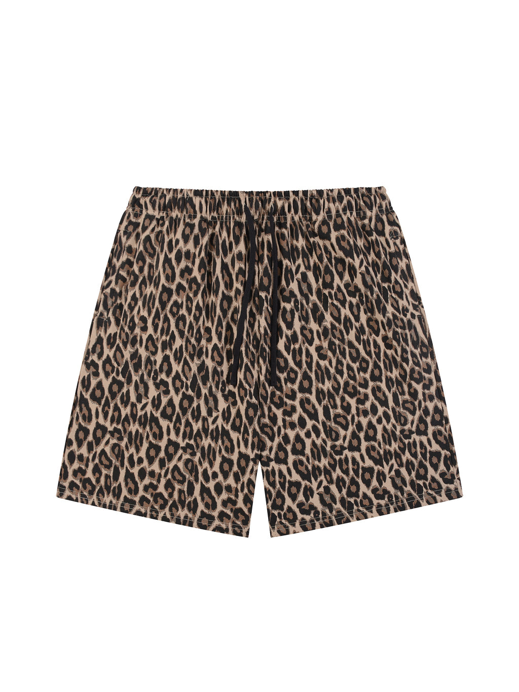 Unisex Heavyweight Leopard Drawstring Shorts