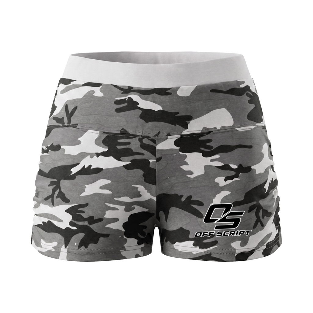 Off Script Women’s Slim Camo Shorts