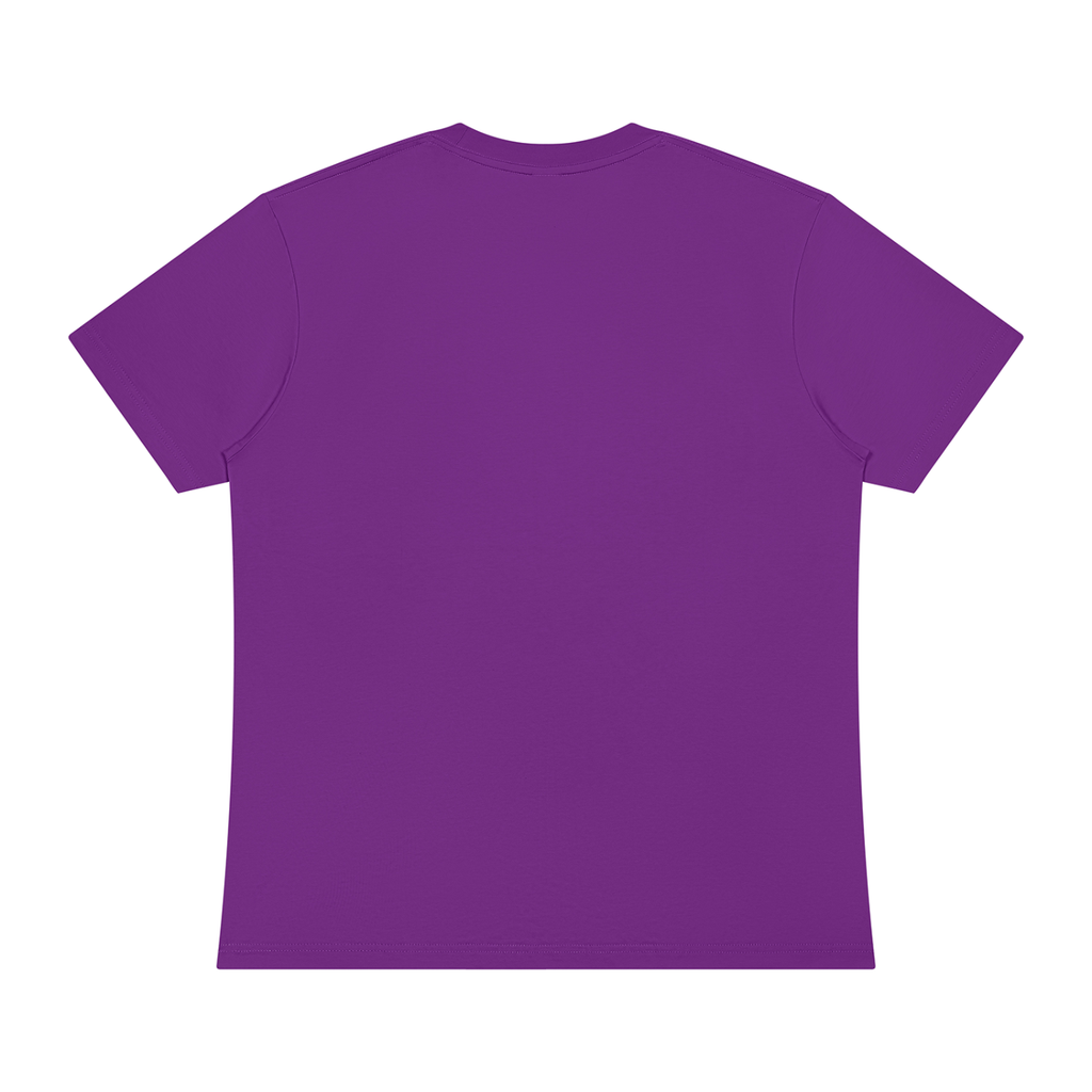 Off Script Sorona Crewneck T-Shirt - Purple back view