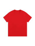 Red Unisex Essential Cotton T-Shirt front view