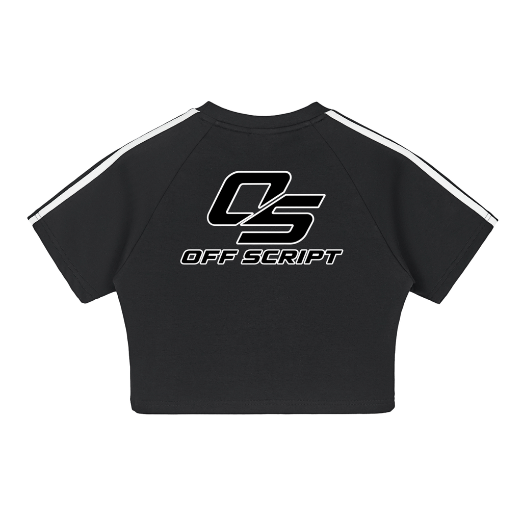 Off Script Women’s Taped Cooling Performance Crop Top