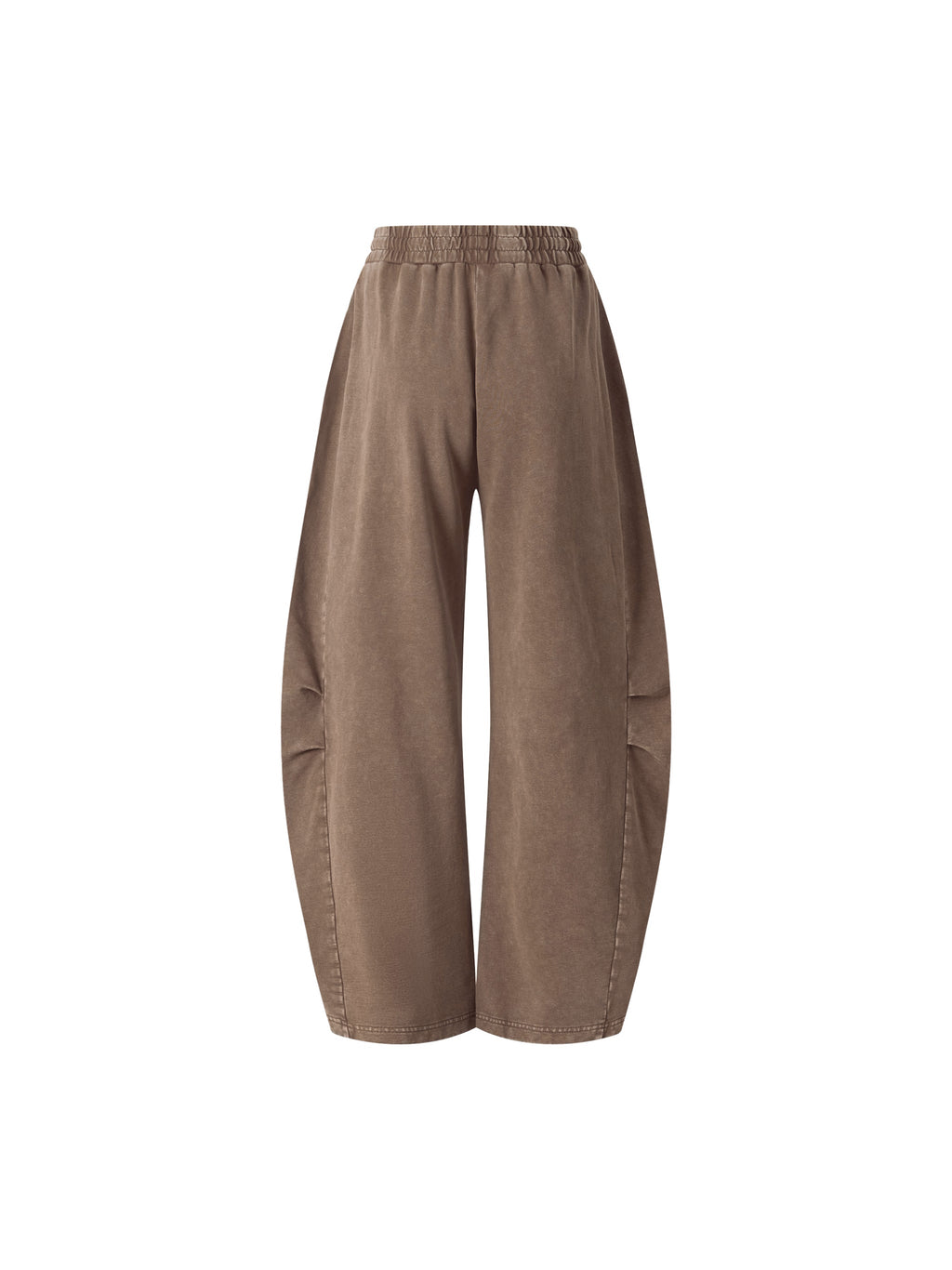 Unisex Mineral Wash Barrel Leg Pants
