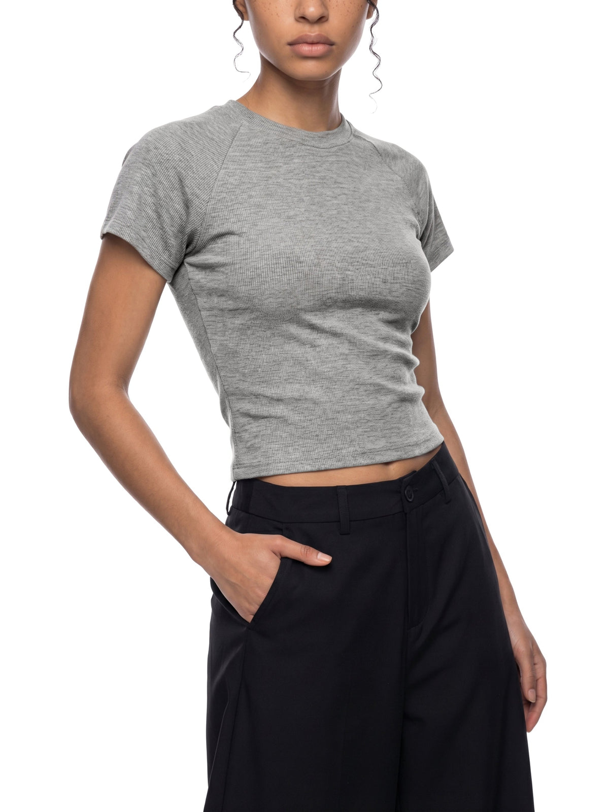Women's Mineral Wash Crop T-Shirt