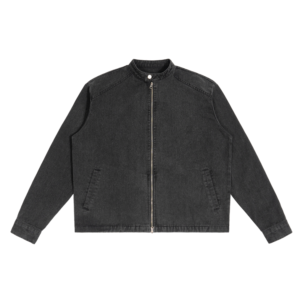 Unisex Vintage Washed Denim Jacket
