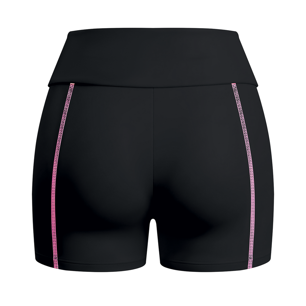 Off Script Women’s Contrast Stitch Biker Shorts