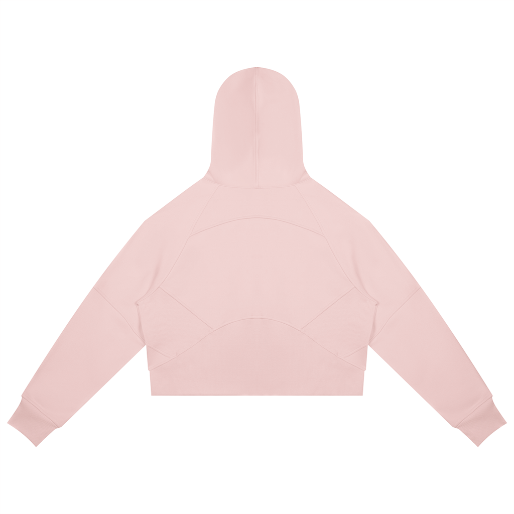 Women’s Cropped Zip-Through Hoodie