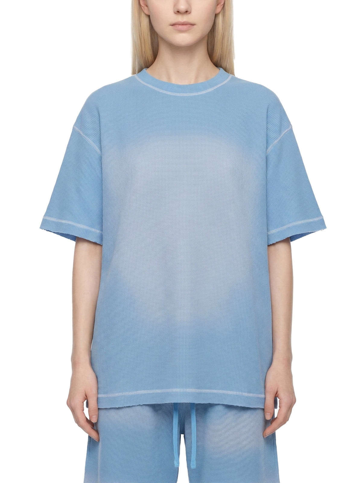 Unisex Sunfade Waffle Boxy T-Shirt