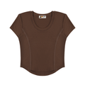 Women's Paneled Crop T-Shirt