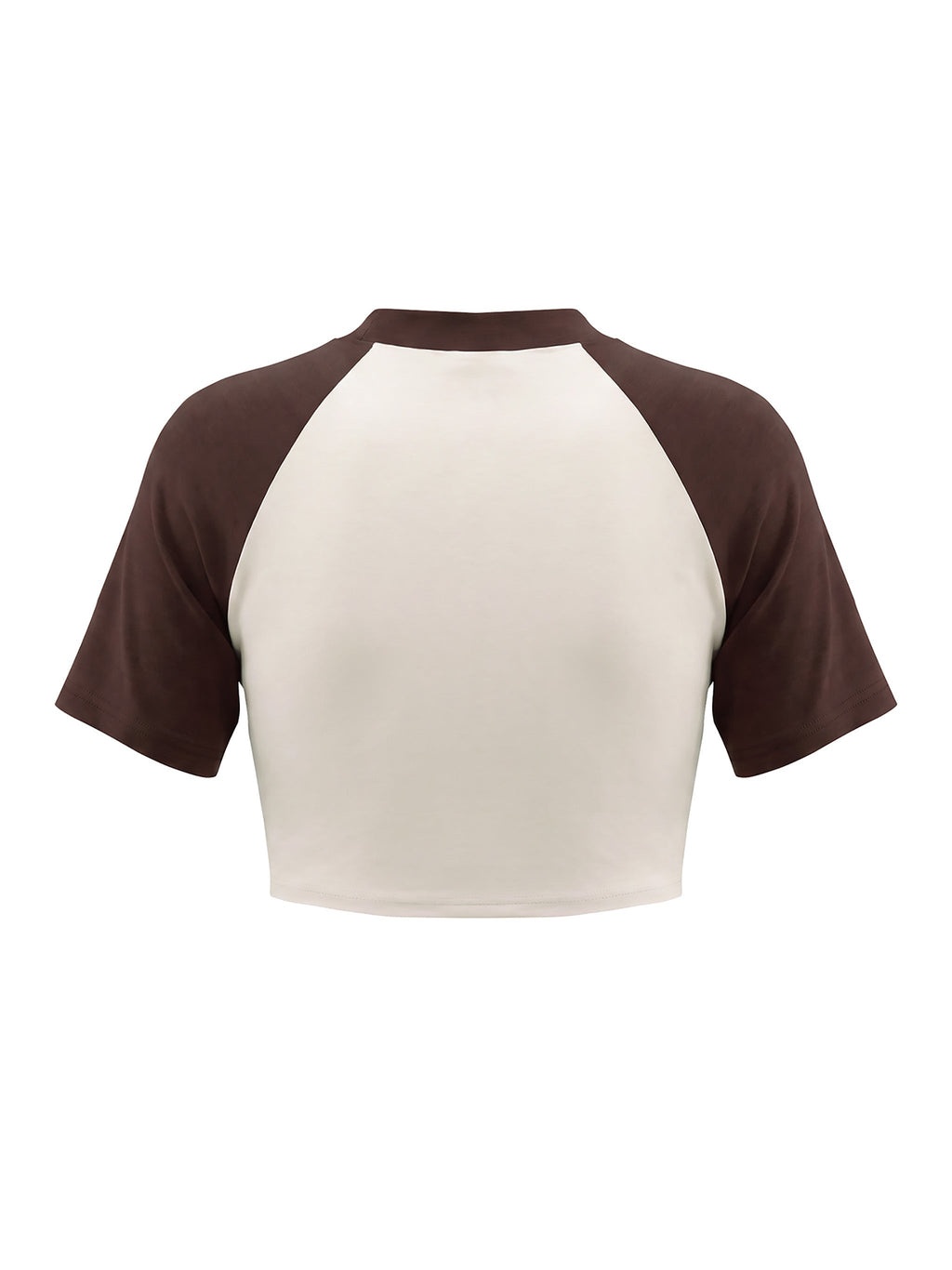 Women’s Color Block Raglan Crop T-Shirt