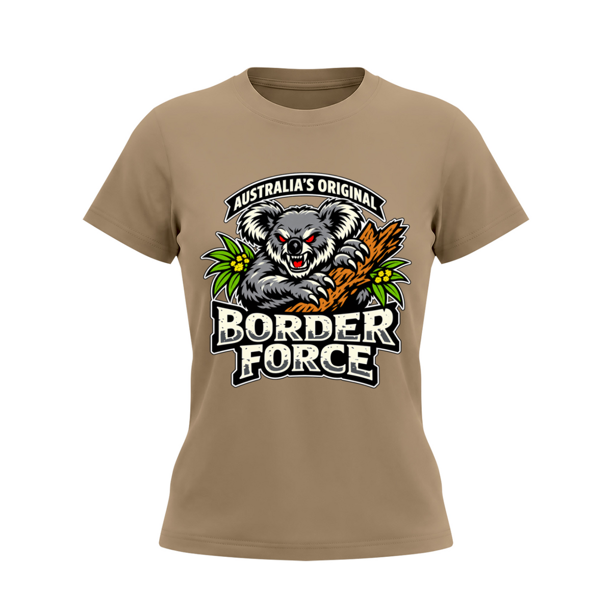 Drop Bear Women's Slim Fit Crewneck T-Shirt