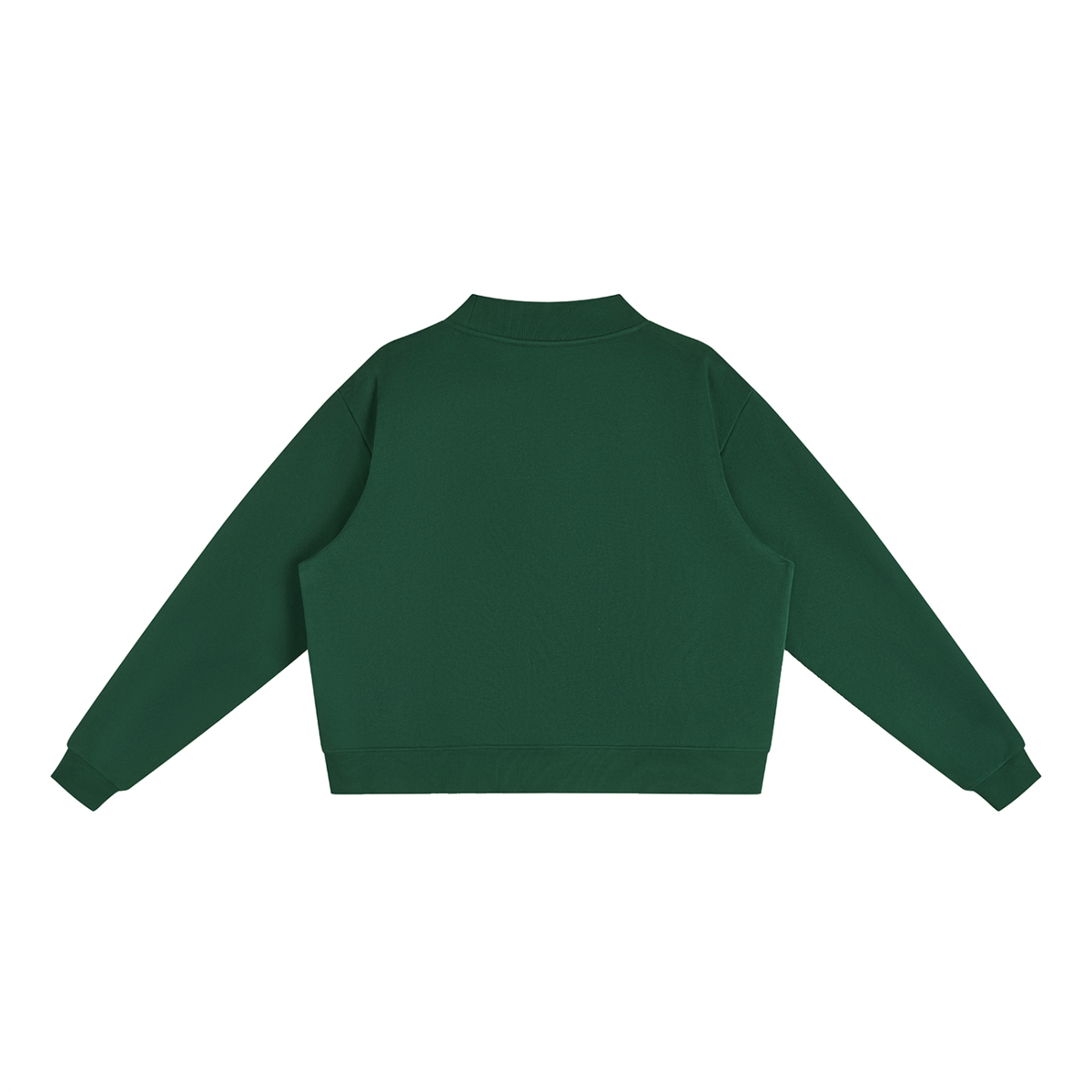 ADHD Macarena Women's Essential Fleece Mock-Neck Graphic Sweatshirt - Blackish Green back