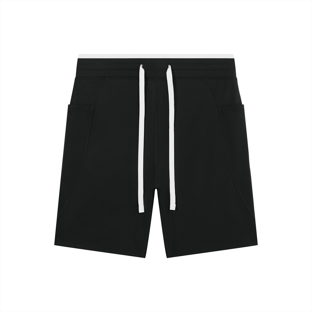 Women's High Rise Color Block Yoga Shorts