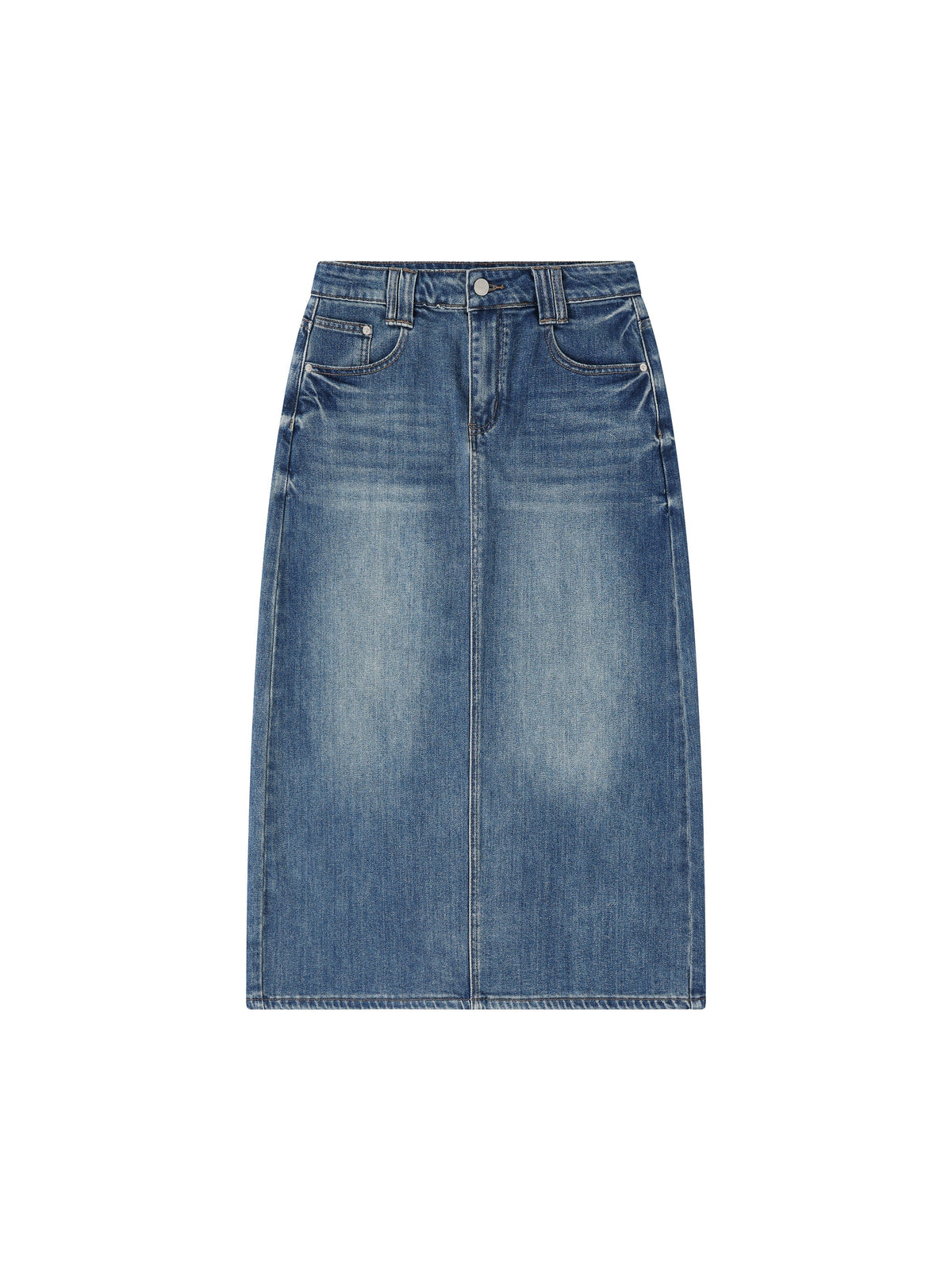 Women’s Vintage Wash Denim Skirt