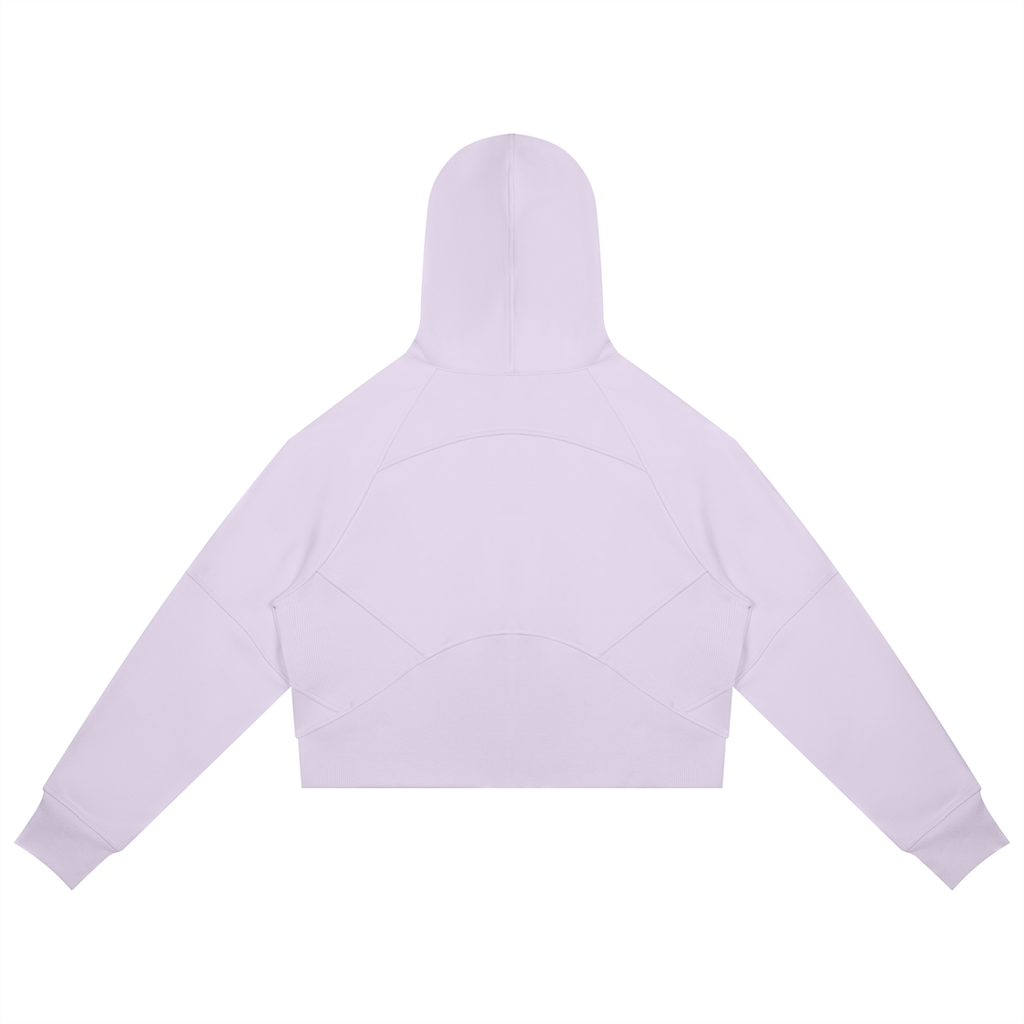 Women’s Cropped Zip-Through Hoodie