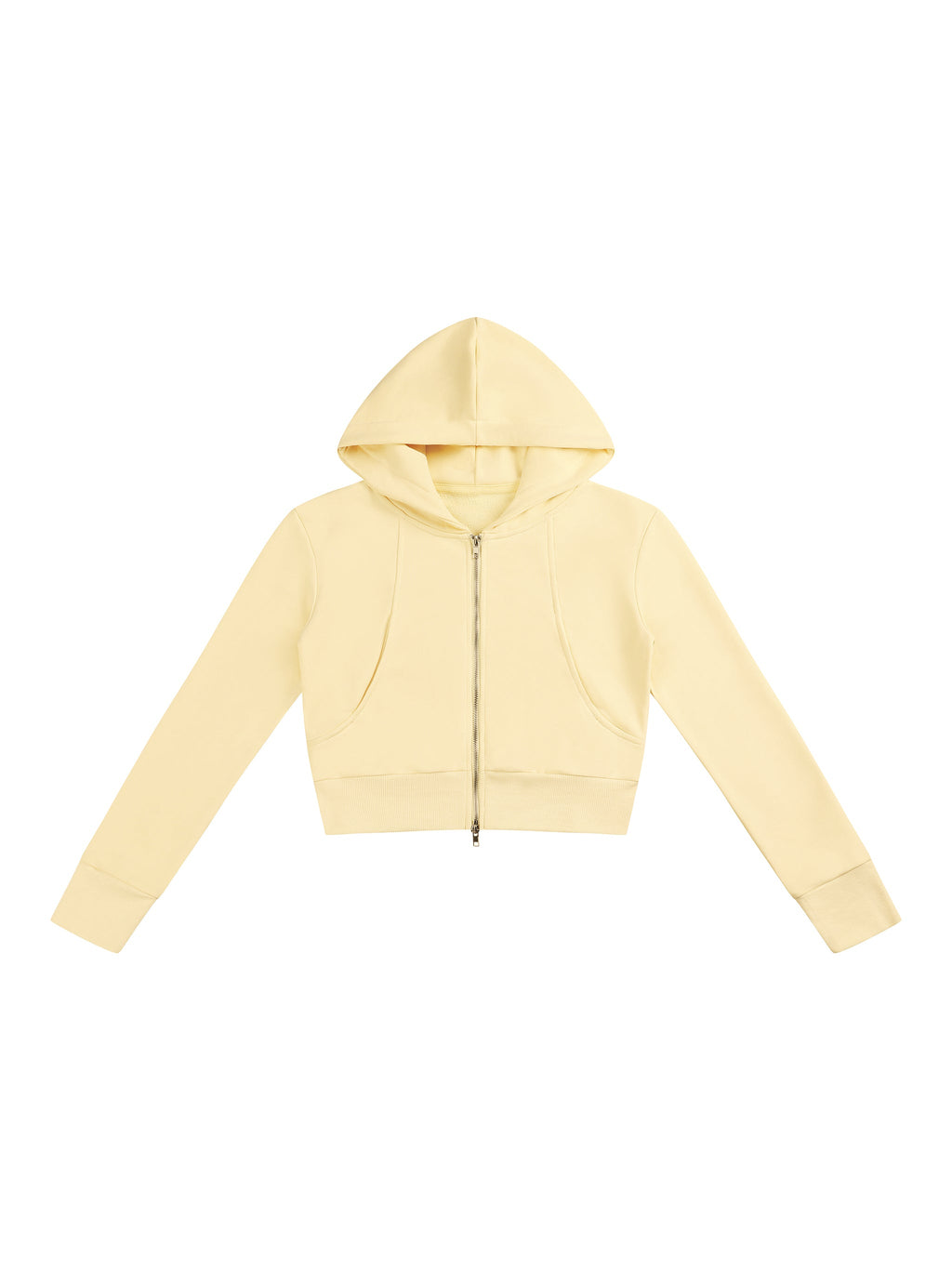 Women’s Slim Crop Full Zip Hoodie