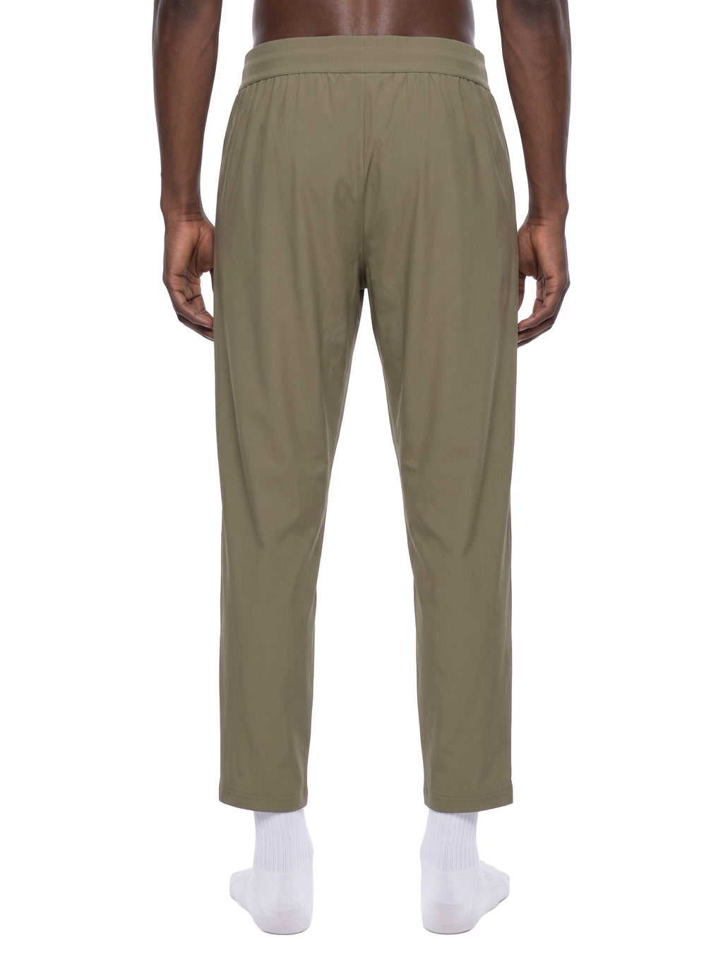 Men's Straight Leg Elastic Waist Pants