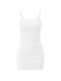 Women's Solid Tight Sleeveless Dress