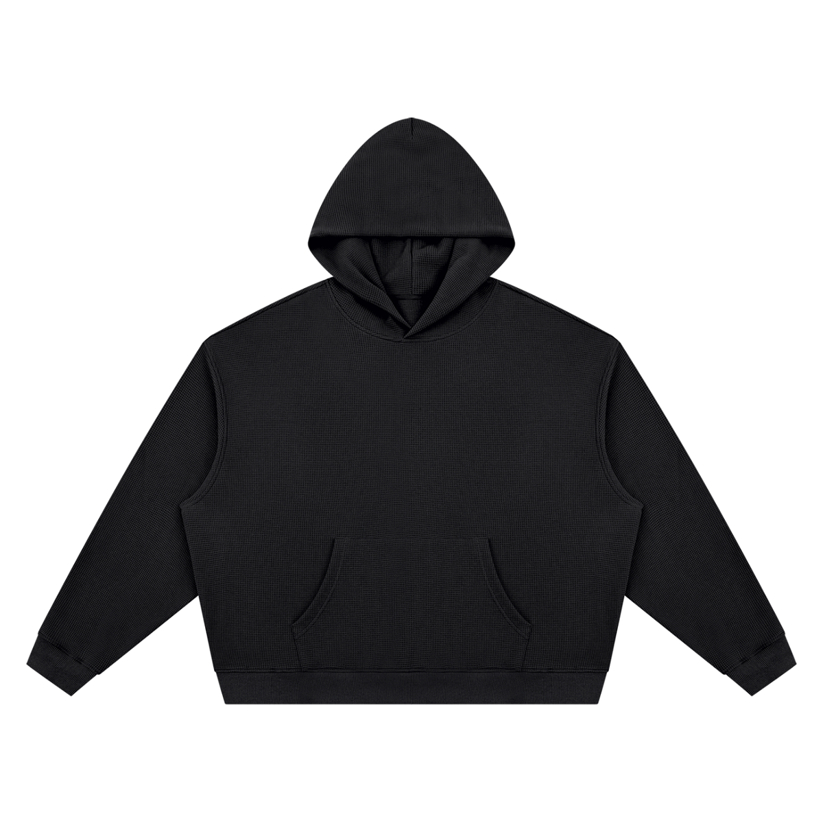 Unisex Waffle Boxy Hoodie