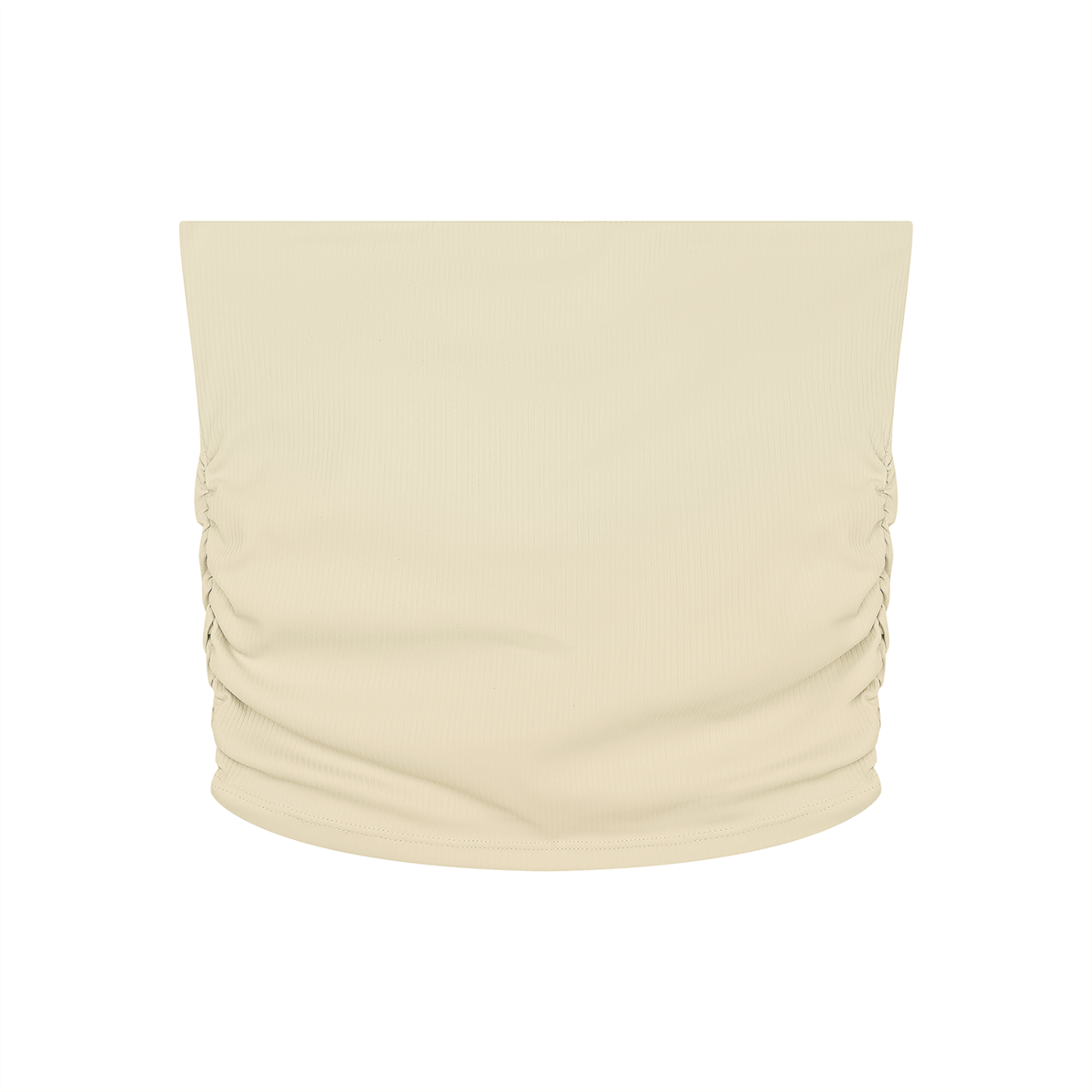 Women’s Ruched Cropped Yoga Tube Top