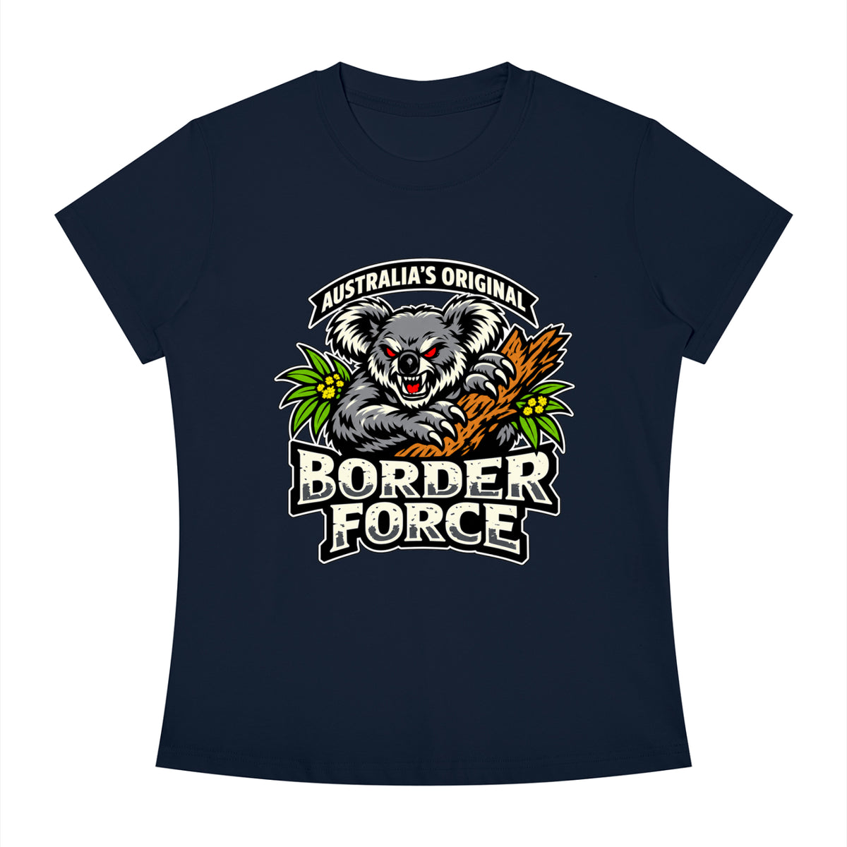 Drop Bear Women's Slim Fit Crewneck T-Shirt