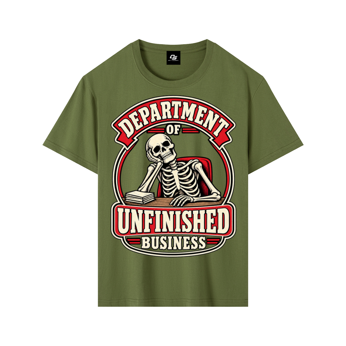 Department of Unfinished Business Pure Cotton Unisex T-Shirt
