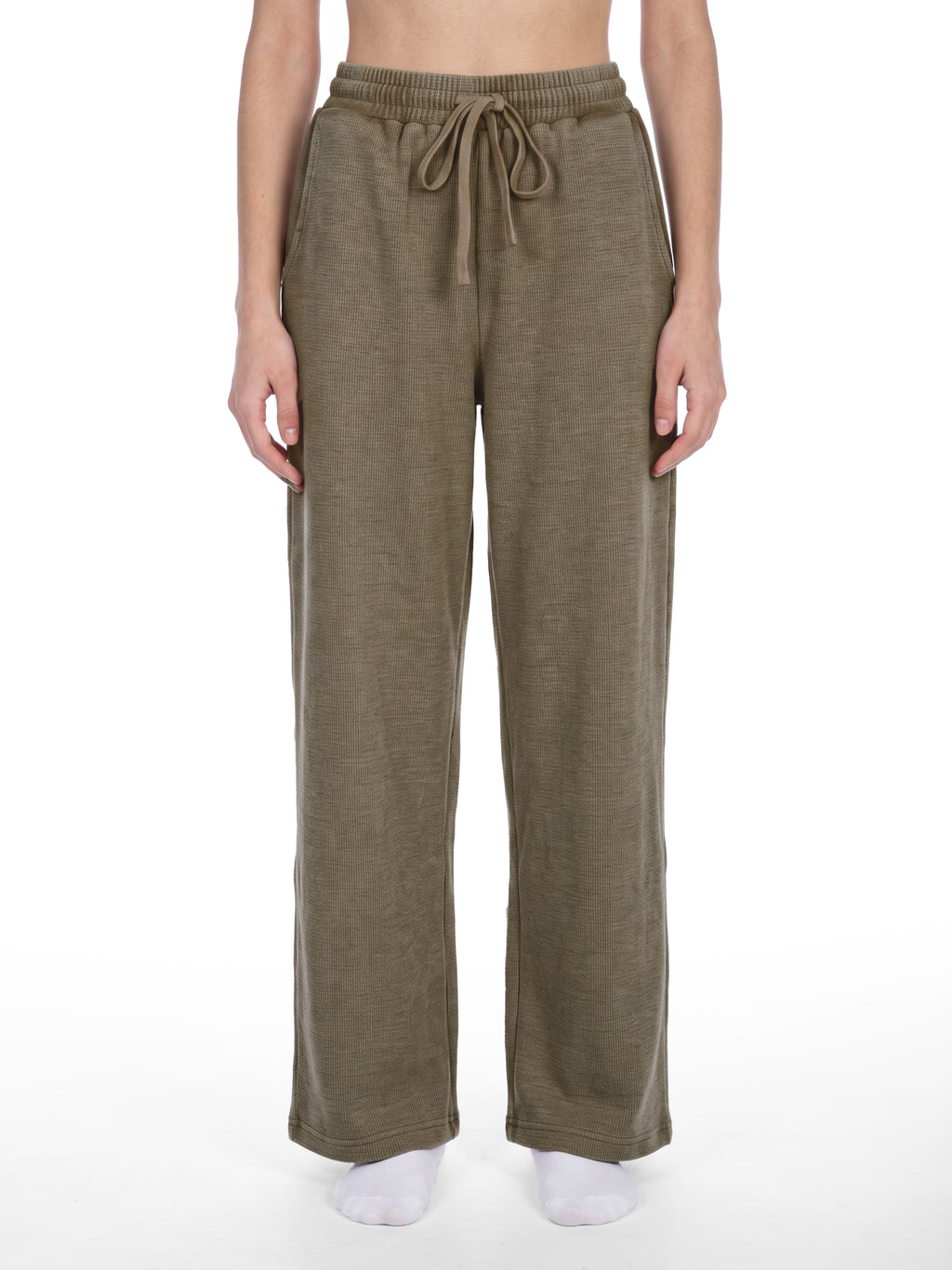 Unisex Mineral Wash Waffle Sweatpants