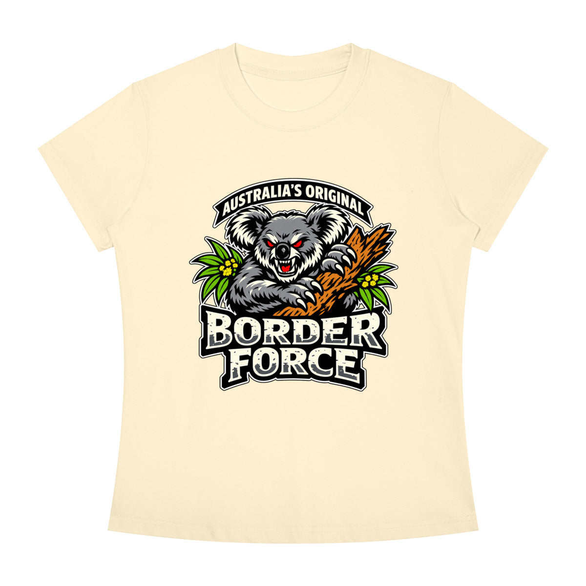 Drop Bear Women's Slim Fit Crewneck T-Shirt
