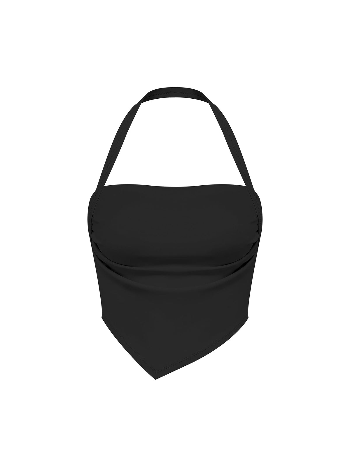 Women’s Ruched Halter Neck Yoga Tank Top