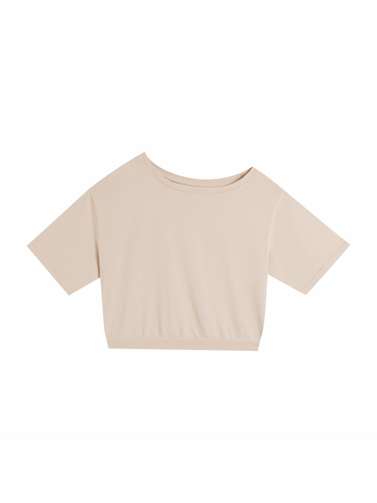 Asymmetric Shoulder Oversized Cotton T-Shirt