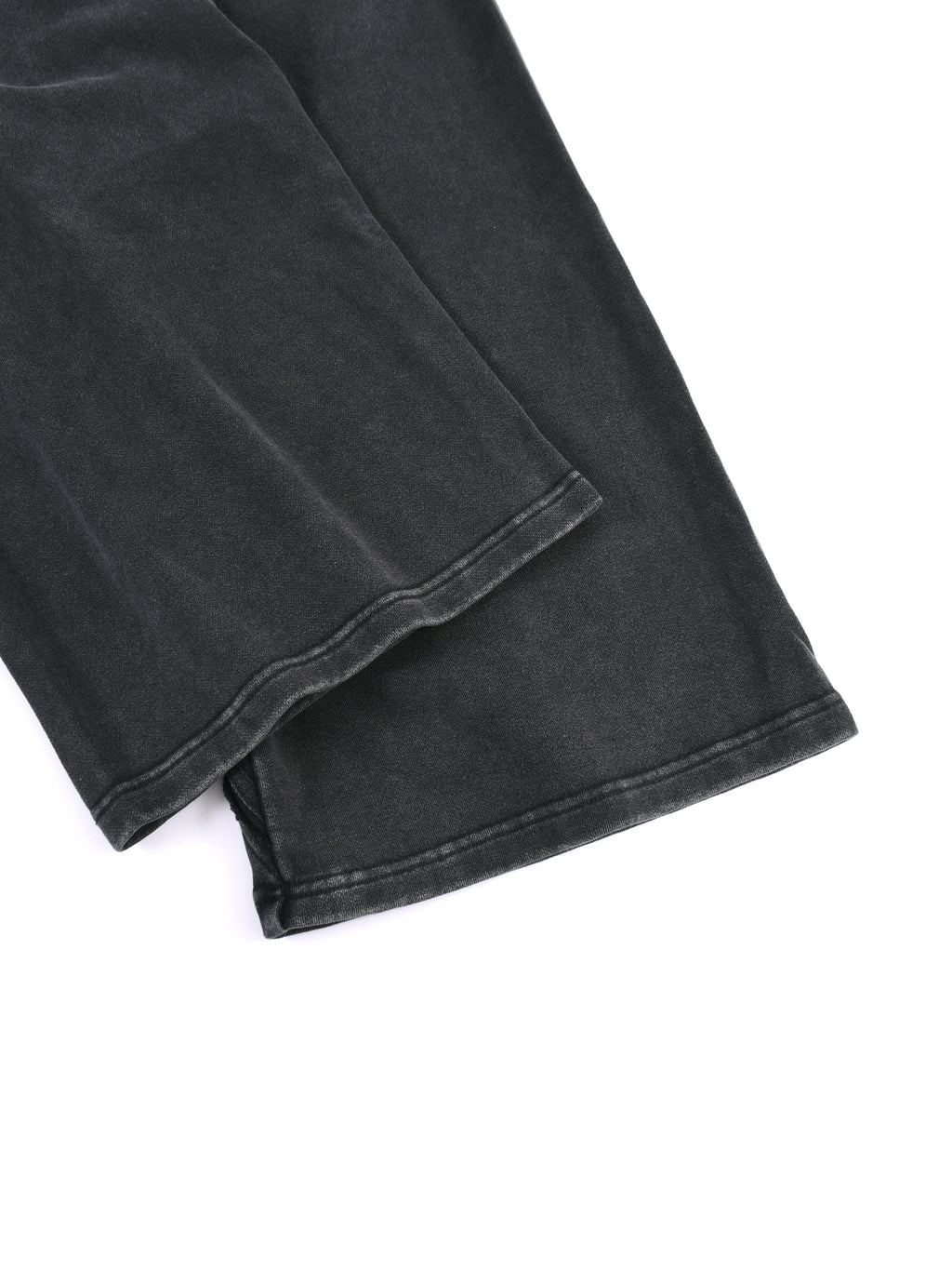 Snow Washed Tape Raw-Edge Sweatpants