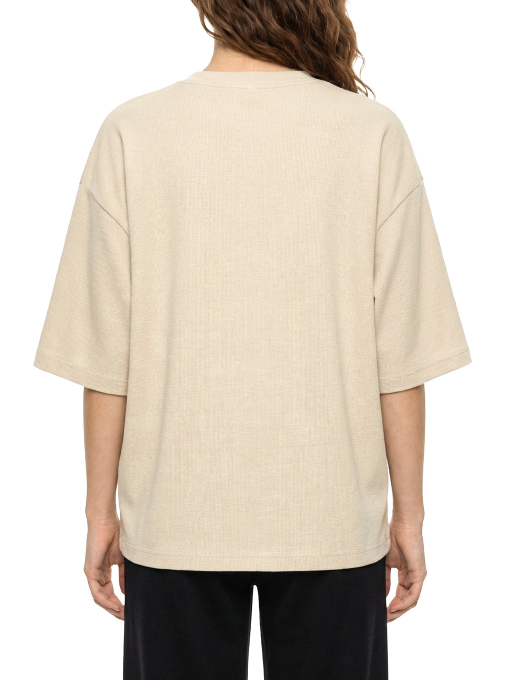 Unisex Mineral Wash Waffle Boxy T-Shirt