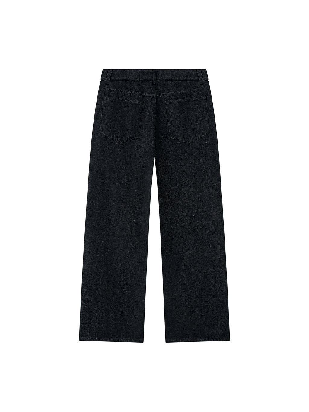 Men's Vintage Wash Wide Leg Denim Jeans