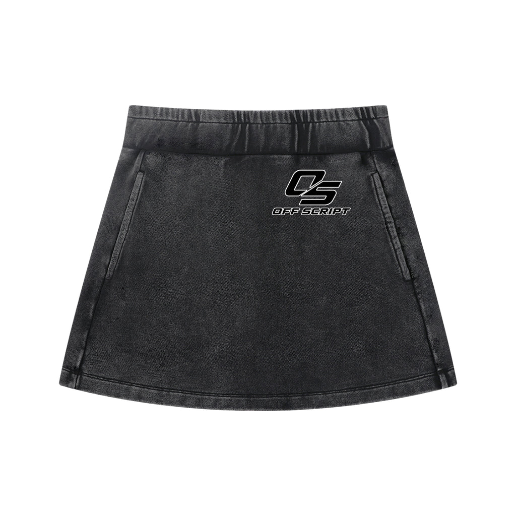 Off Script Women’s Mineral Wash Mini Skirt
