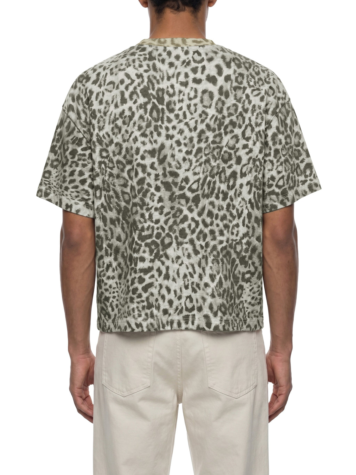 Unisex Leopard Print Boxy T-Shirt
