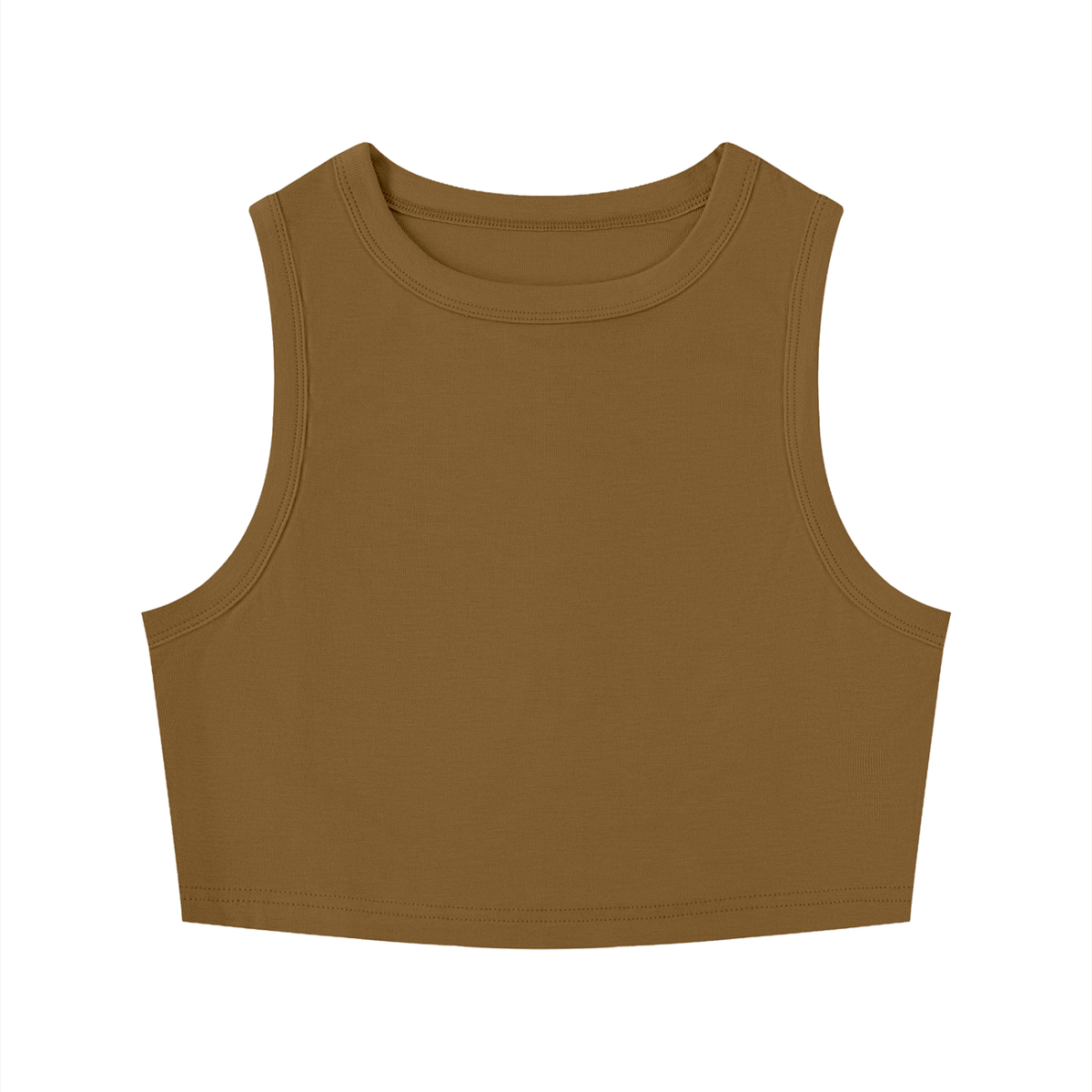 Women's Tight Crewneck Crop Tank Top