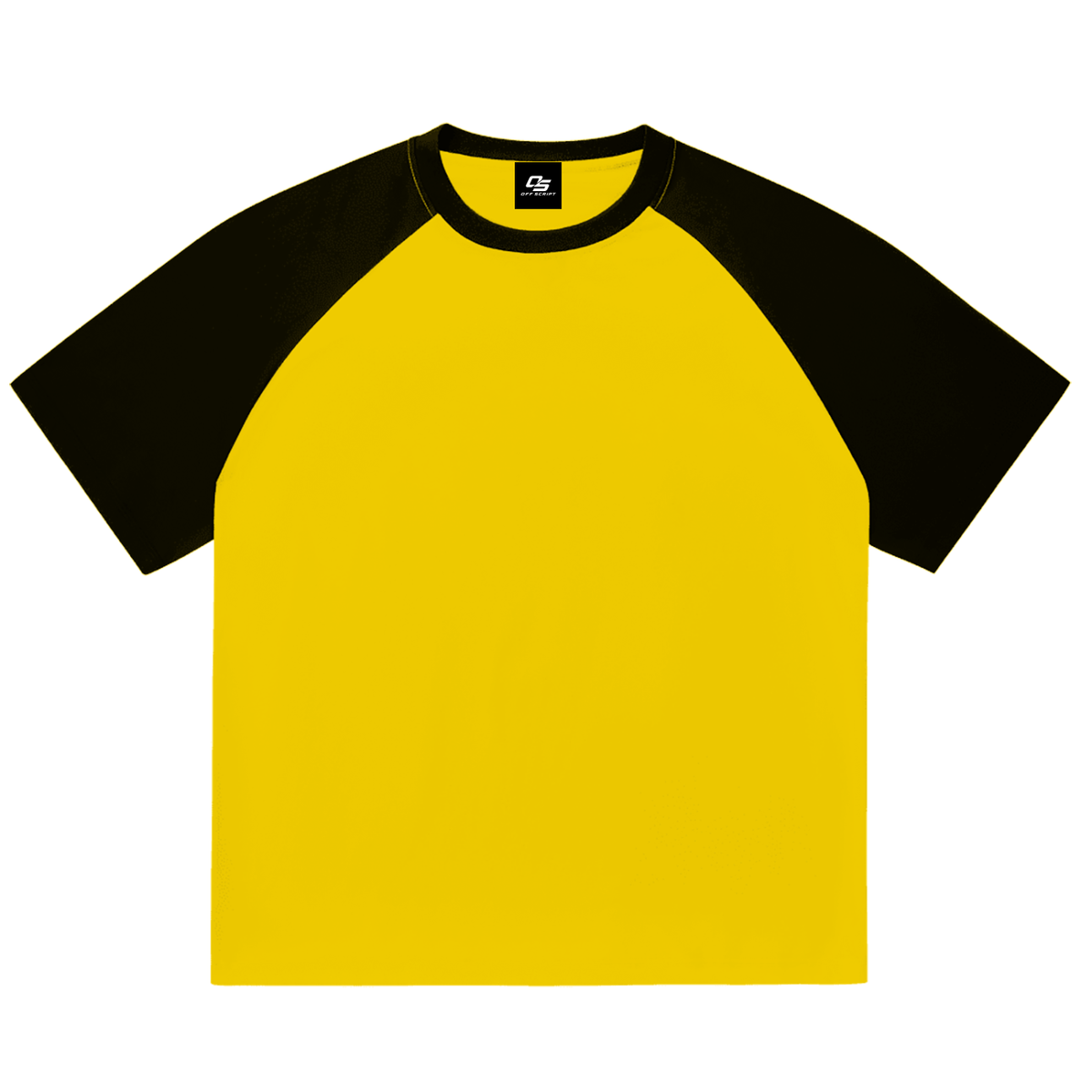 Color-Blocked Raglan Sleeve T-Shirt