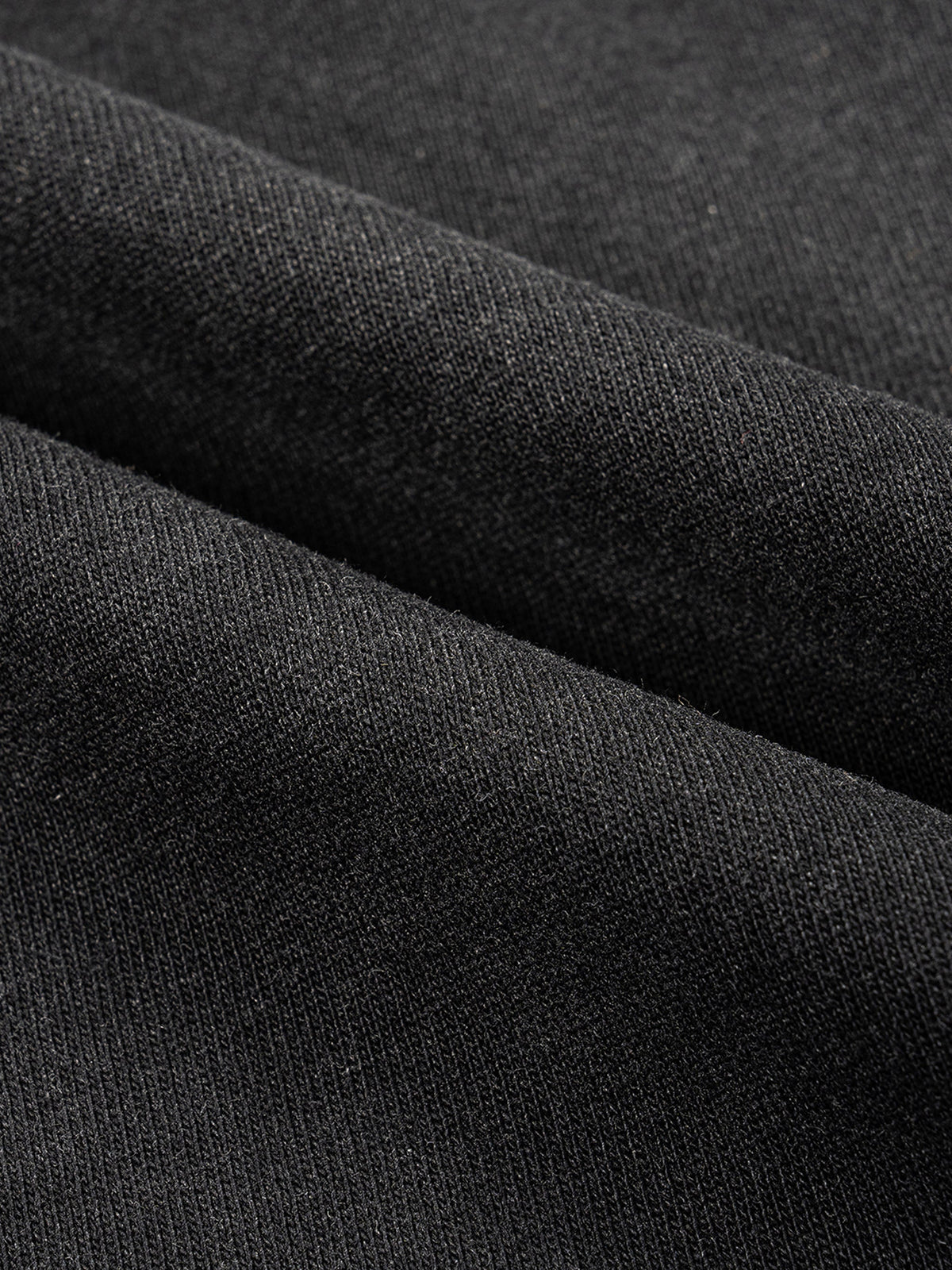 Unisex sunfade hand-frayed faux two-piece long-sleeve T-shirt detail view
