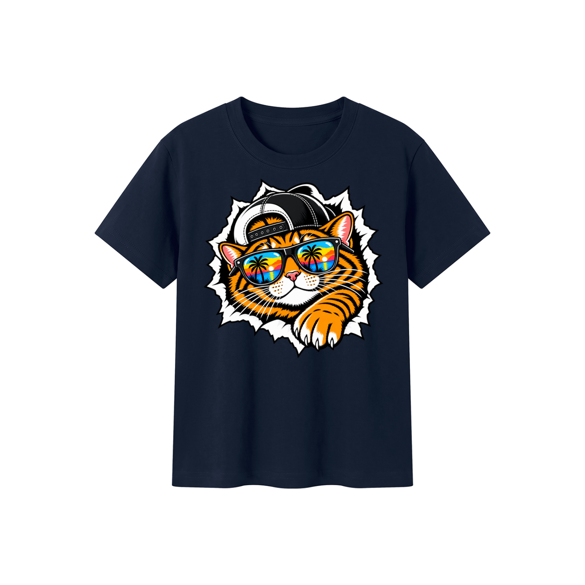 Cool Cat Kids' Crewneck Short-Sleeve T-Shirt