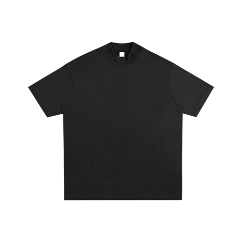 Black Essential Cotton T-Shirt front product view