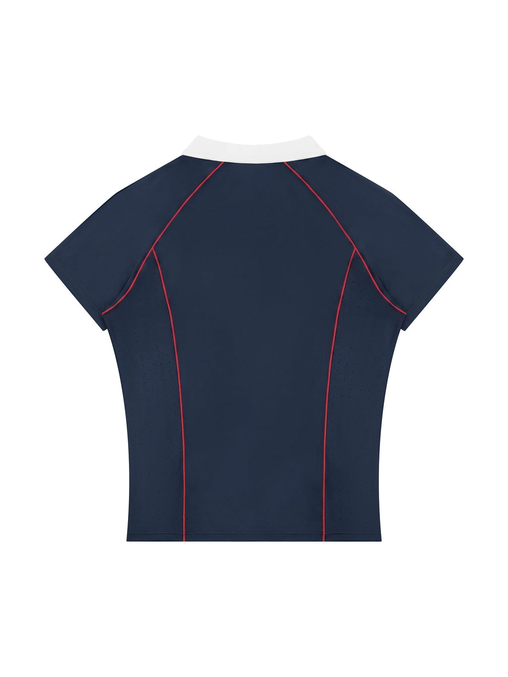 Women’s Slim Fit Quarter-Zip Polo Shirt