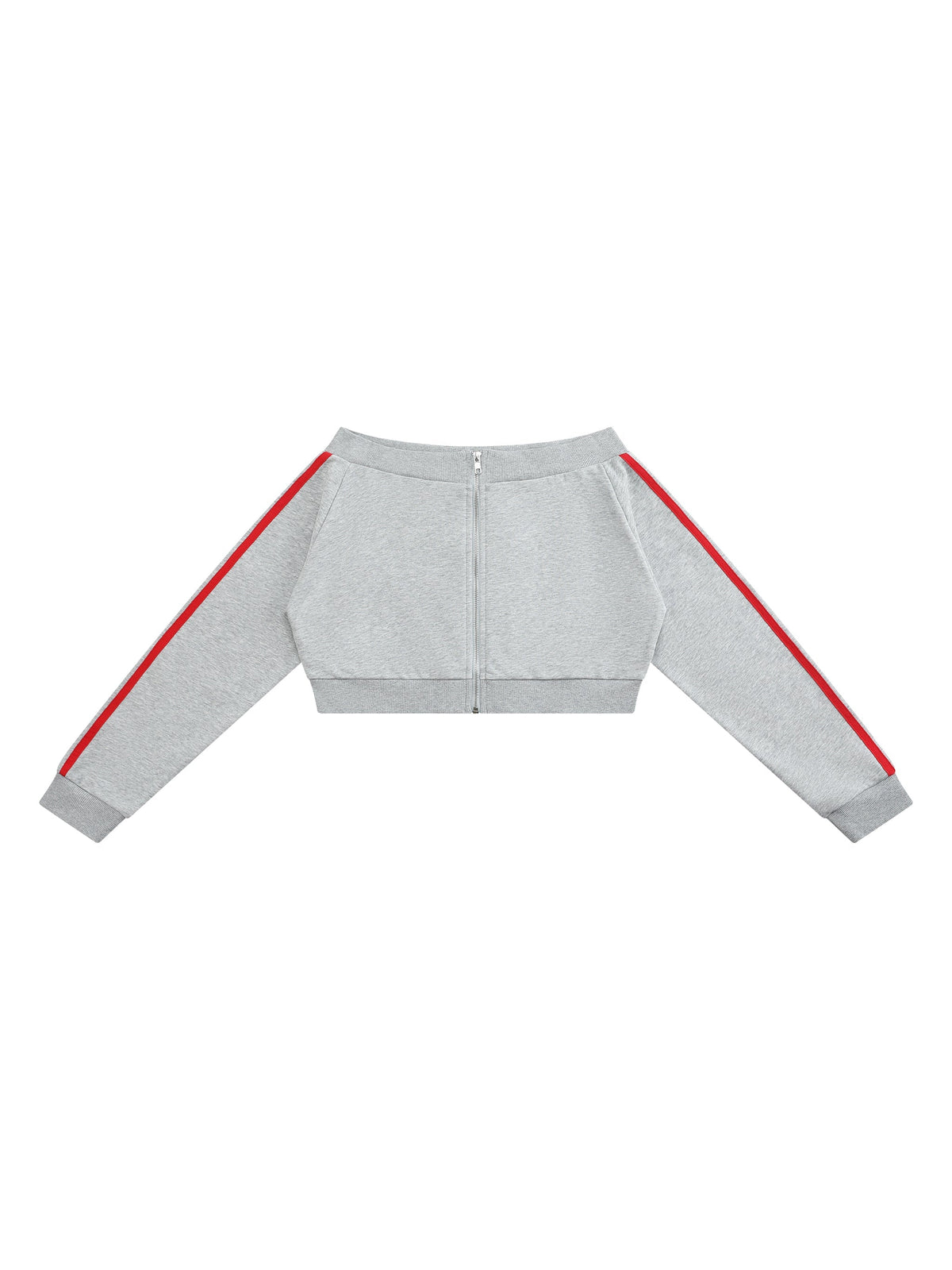 Women's Off-Shoulder Full Zip Hoodie