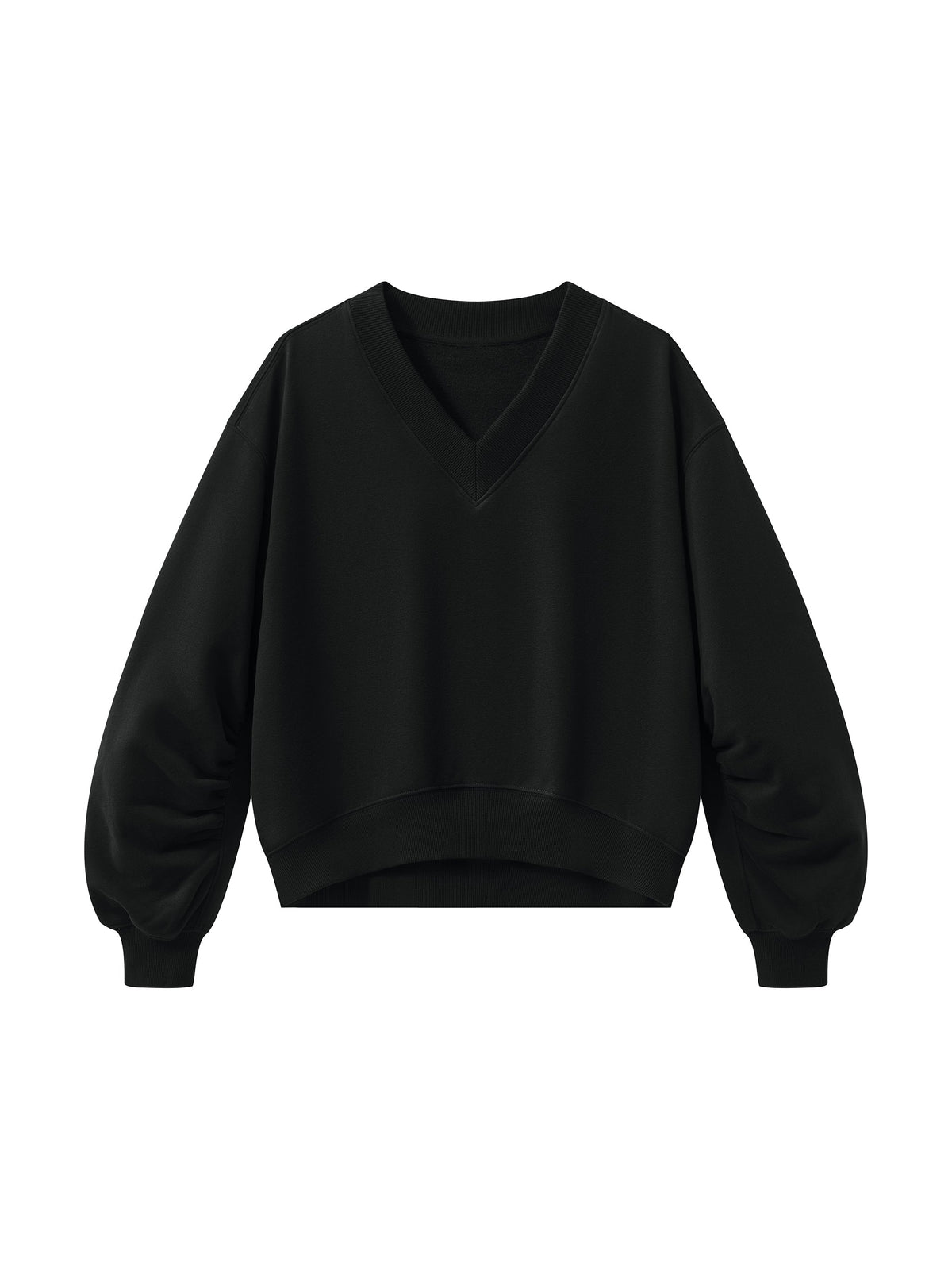 Women’s Crop V-Neck Sweatshirt